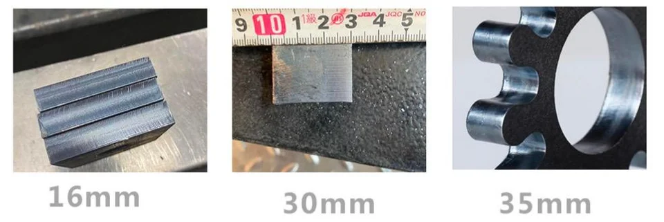 Arkmex fiber laser cutting sample mild steel