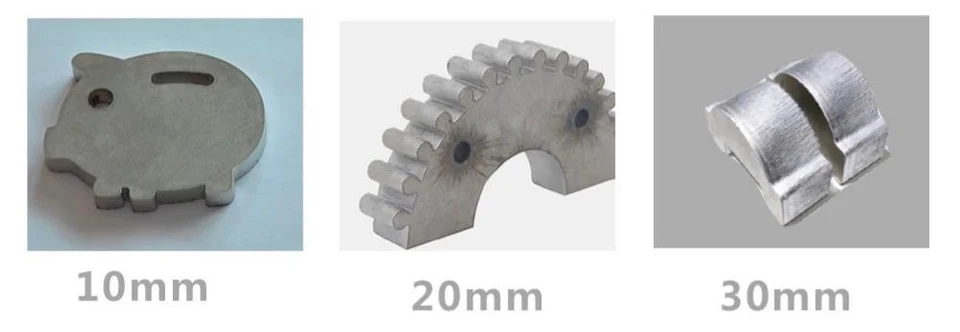 Arkmex fiber laser cutting sample stainless steel