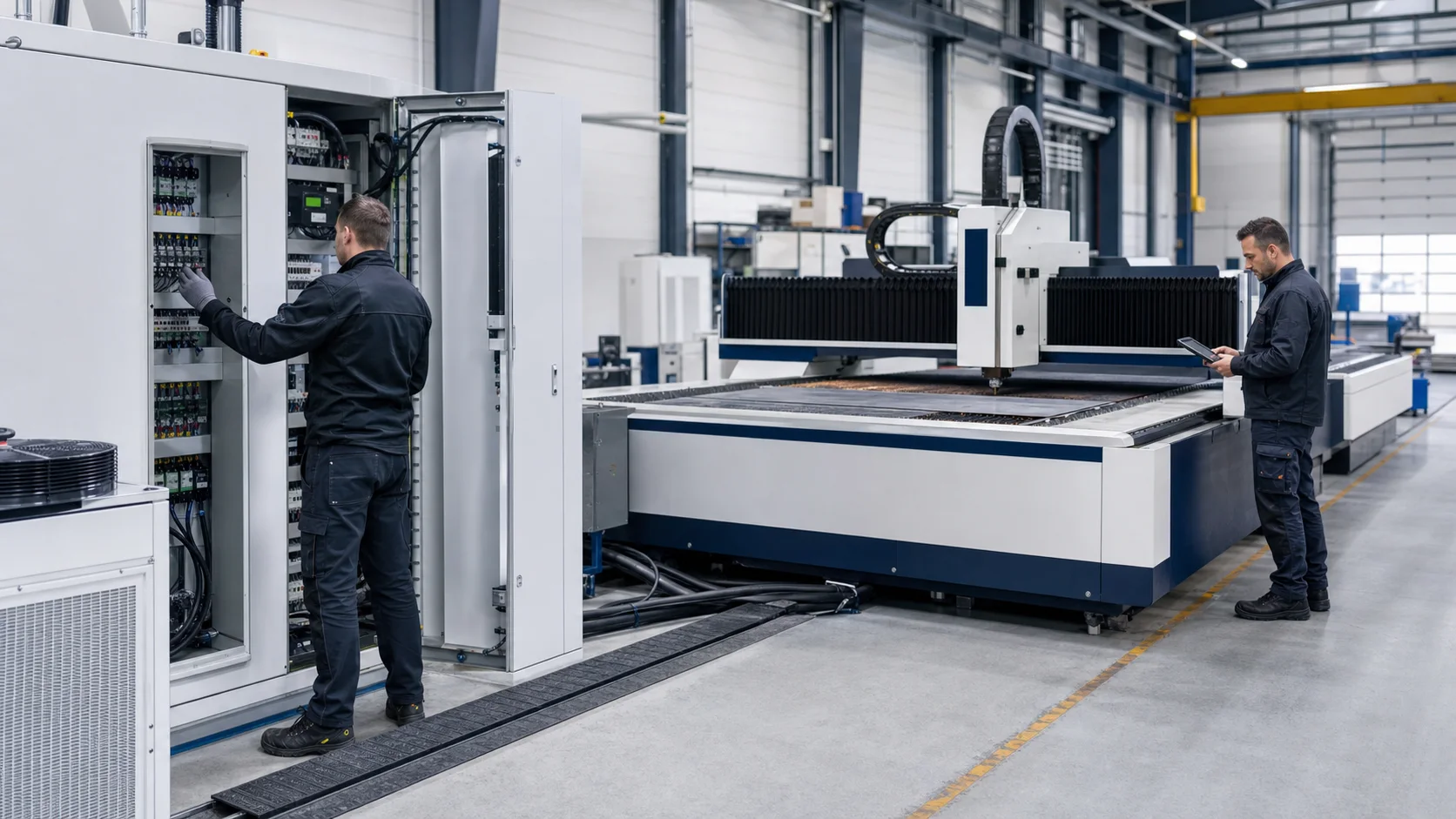From machine survey to production handover