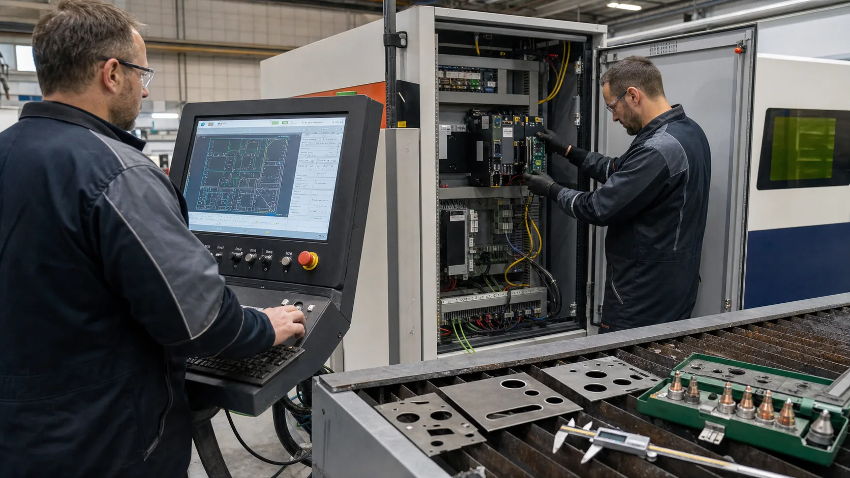 Technikzentrum für Laserschneid-Retrofit