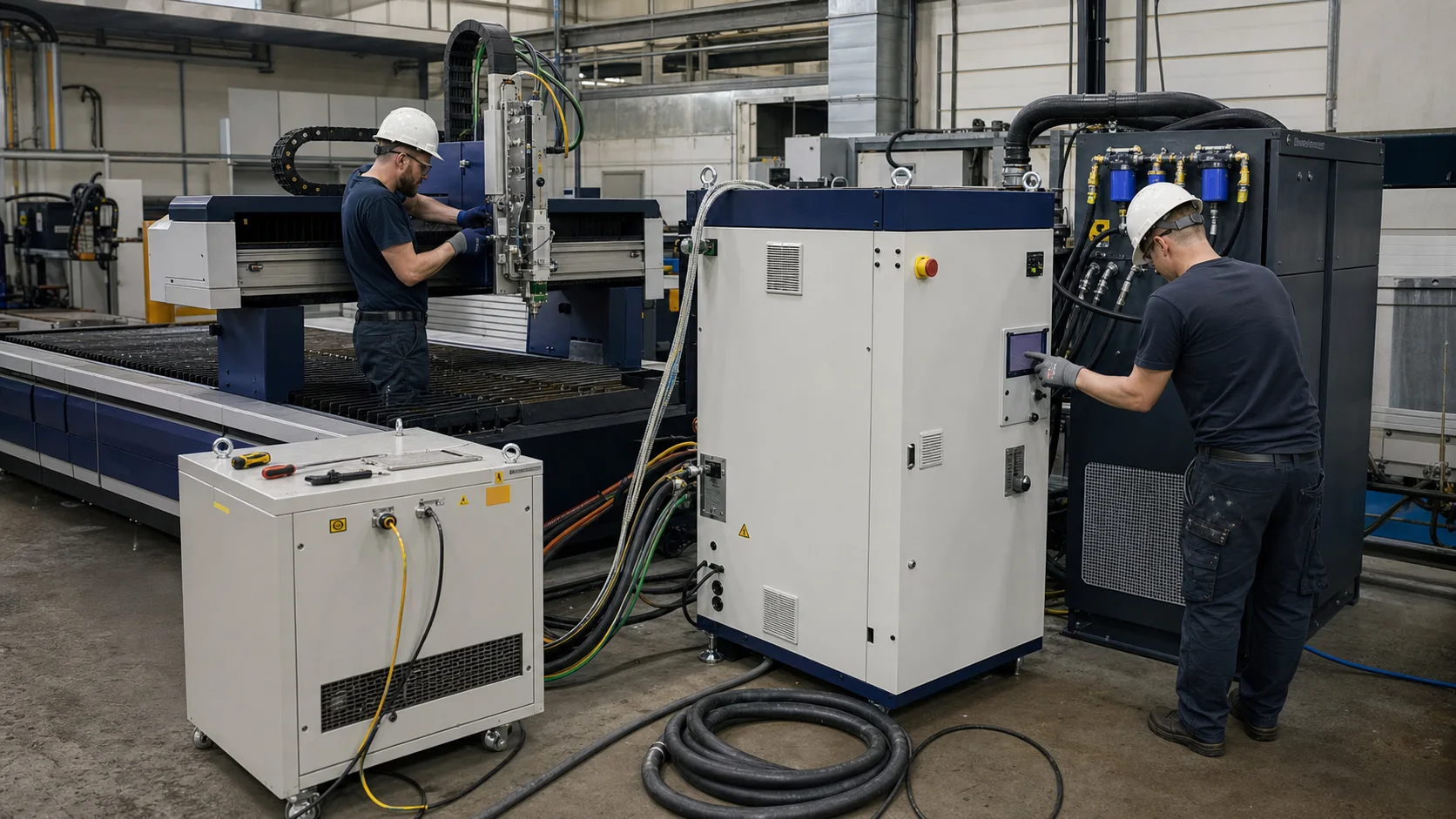 Mise à niveau laser fibre basse vers haute puissance
