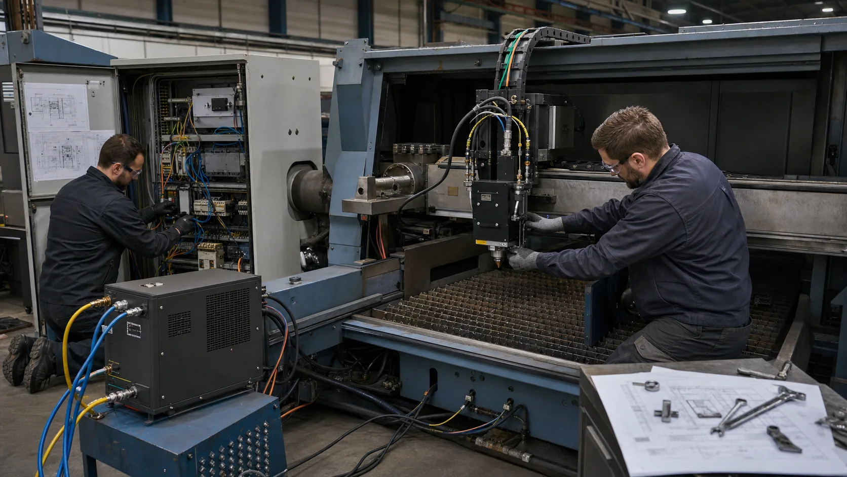 Rétrofit TRUMPF CO2 vers laser fibre